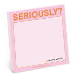Seriously? Knock Knock Sticky Notes (Pastel Version)