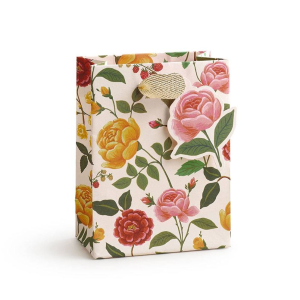 Rifle Paper Co. Roses Small Gift Bag