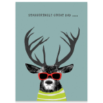 Stag Dad Father's Day Card