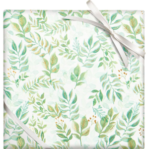 Watercolor Garden Stone Wrapping Paper
