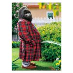 Gorilla Garden Hose Father's Day Card