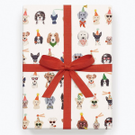 Party Dogs Flat Wrap