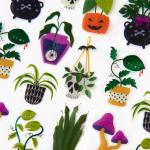 Spooky Plant Stickers