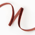 Dark Brown Velvet Ribbon 1/4 10 YD
