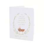 Smallest Things Quote New Baby Card