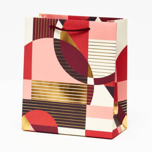 Modern Geometric Medium Gift Bag