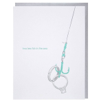 Two Less Fish Engagement Card