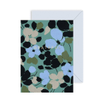 Green Floral Thank You Card Set