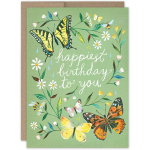Happiest Butterflies Birthday Card