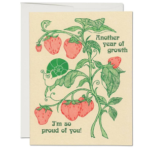 Year Of Growth Birthday Card