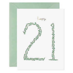 Happy 21 Birthday Card