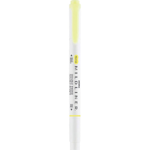 Zebra Mildliner Yellow Pen