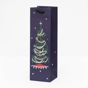 Tinsel Tree Wine Gift Bag