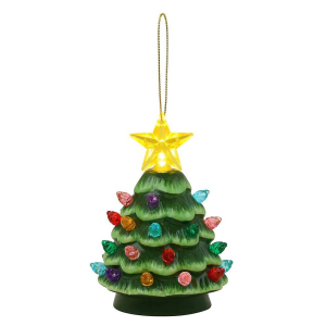 NOSTALGIC TREE LIGHT UP ORNAMENT