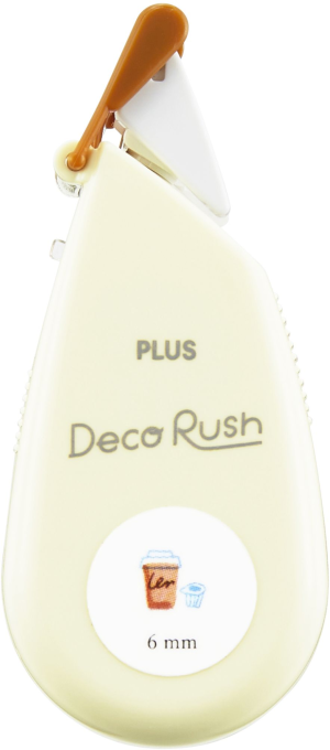 PLUS Deco Rush Decoration Tape CAFE