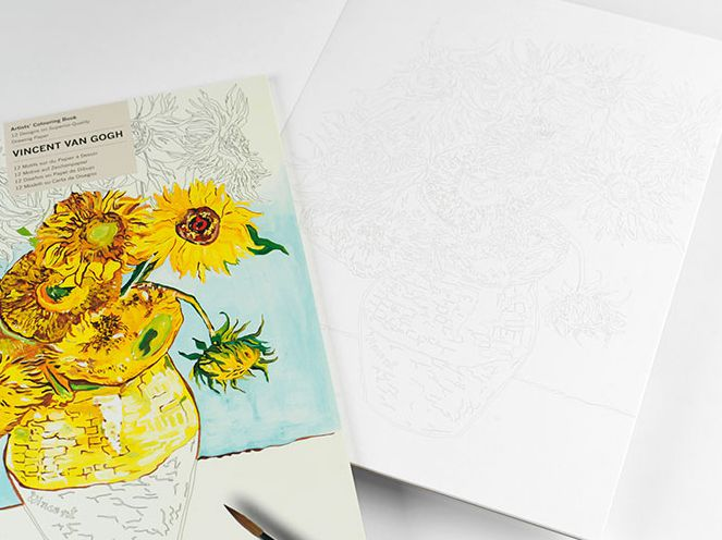 Vincent Van Gogh (new edition) - Artists' Colouring Book - Image 2