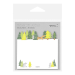 Midori Sticky Notes - Die-Cut Forest
