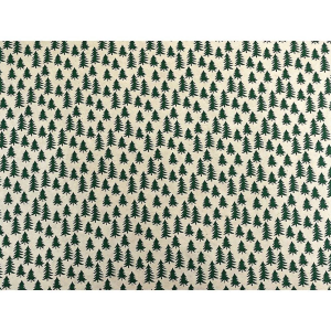 Christmas Trees on White Handmade Paper