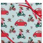 Holiday Cruising Critters Continuous Roll Wrap
