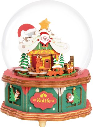 Christmas Town Snowglobe DIY Music Box