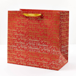 Merry Christmas Large Script Gift Bag