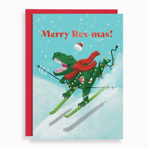 Merry Rex-mas Holiday Card Set