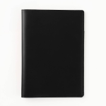 Paper Source Black Leather Refillable A5 Journal Cover