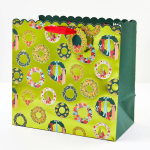 Colorful Wreaths Large Gift Bag