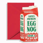 Egg Nog Holiday Card