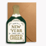 Champange Cheer New Year Card Set