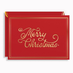 Merry Christmas Holiday Card Set