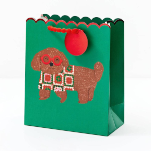 Sweater Dog Medium Gift Bag