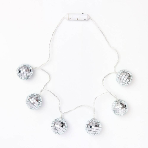 Light Up Disco Ball Necklace