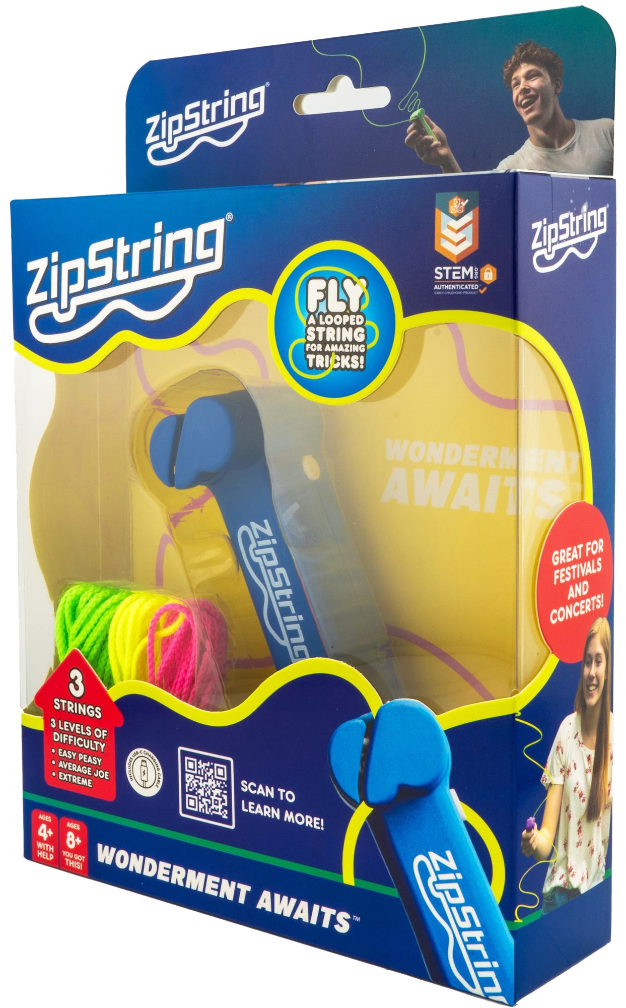 ZipString Blue