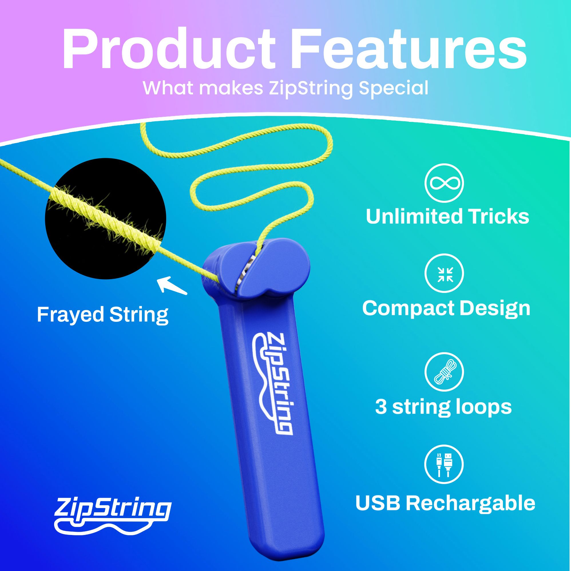 ZipString Blue - Image 5