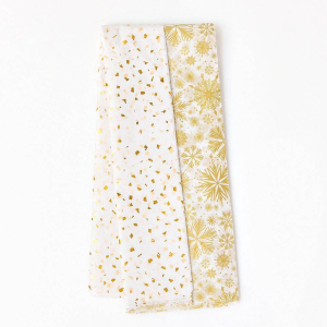 Gold Holiday Tissue Paper Set