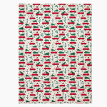 Christmas Trees On Taxi Handmade Paper