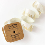 Cream Forest Ribbon 1.5 10YD