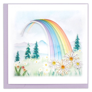 Quilling Rainbow Greeting Card