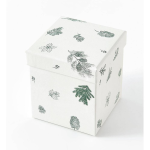 SQUARE Delicate Greenery Gift Box 4.5x4.5x5