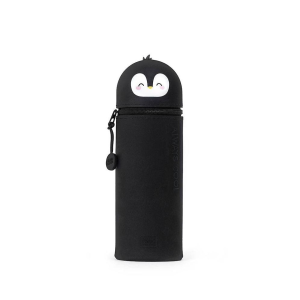 Legami 2-In-1 Silicone Pencil Case - Kawaii - Penguin