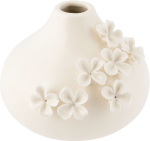 3D Floral Ceramic Vase