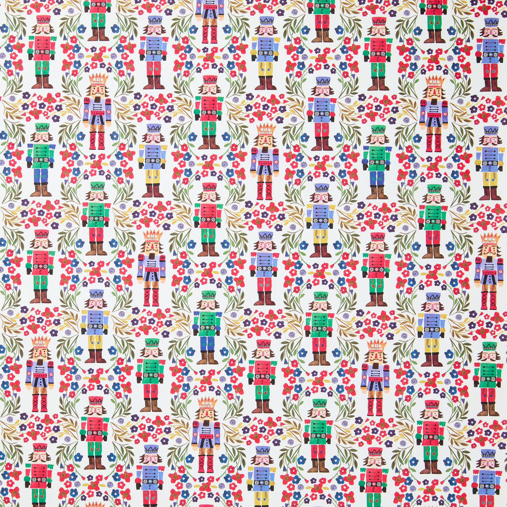 Christmas Nutcracker Flat Wrap