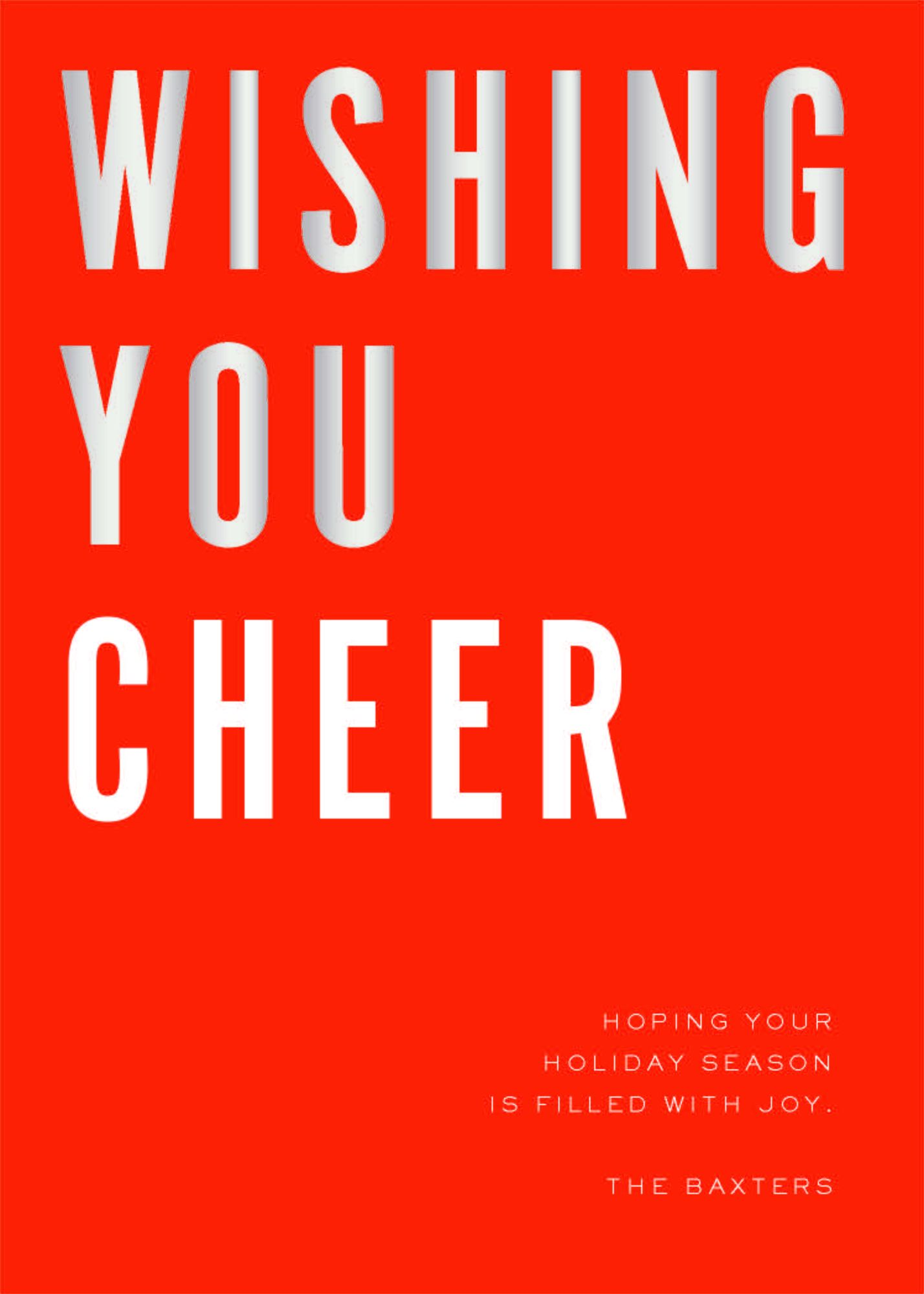 Bold in Gold Holiday Card - Image 2