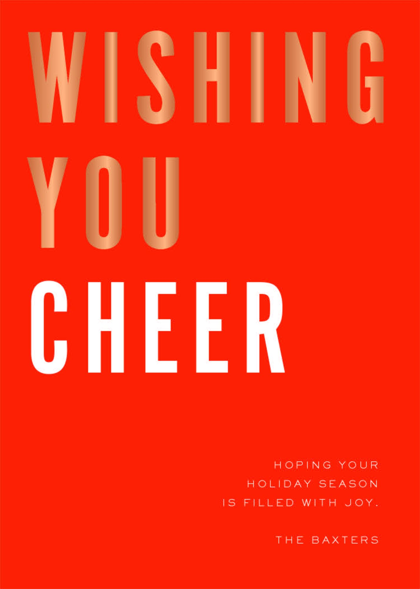 Bold in Gold Holiday Card - Image 3