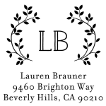 Vine Frame Custom Stamp