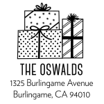 Stack of Presents Custom Stamp
