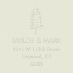 Mountainscape Custom Embosser Plate