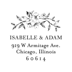 Dogwood Blossom Custom Stamp