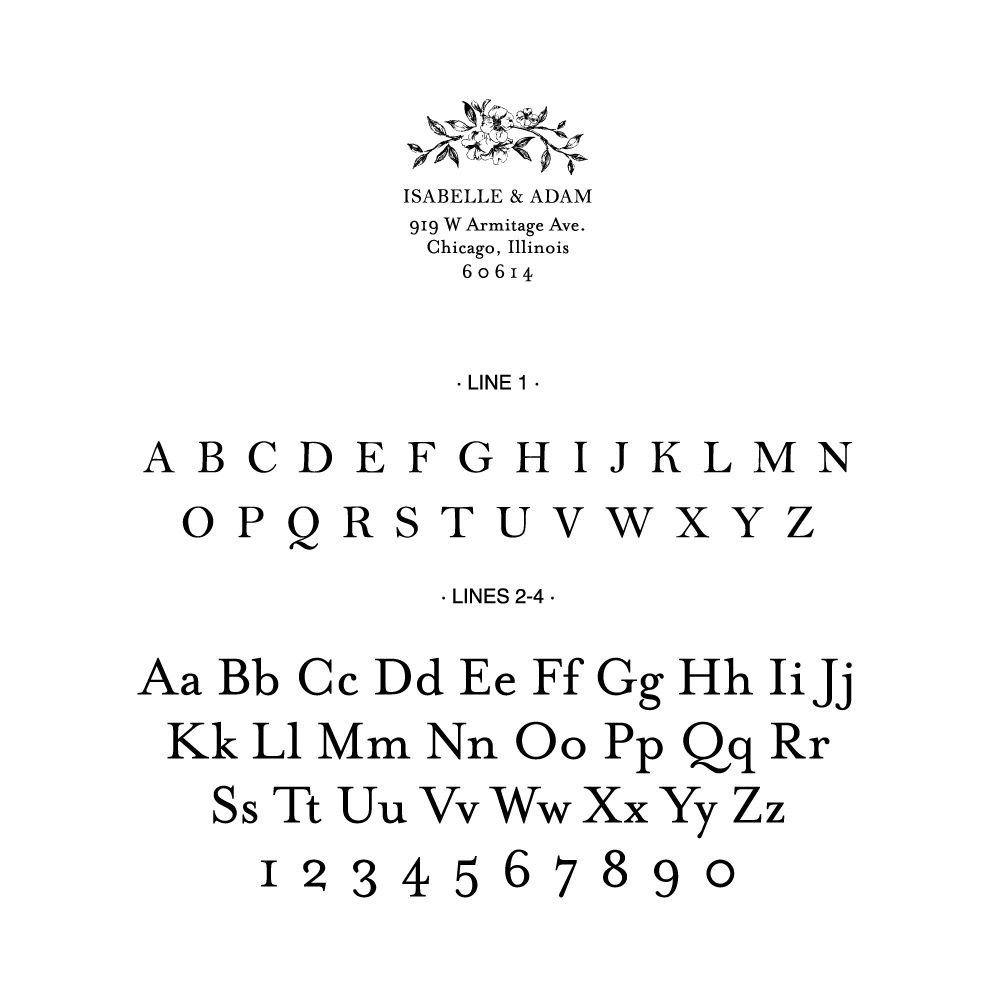 Dogwood Blossom Custom Stamp - Image 2